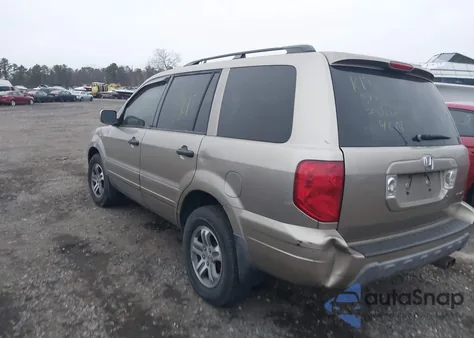 2005 Honda Pilot Ex-L из США, поврежденный, VIN 5FNYF18675B028614